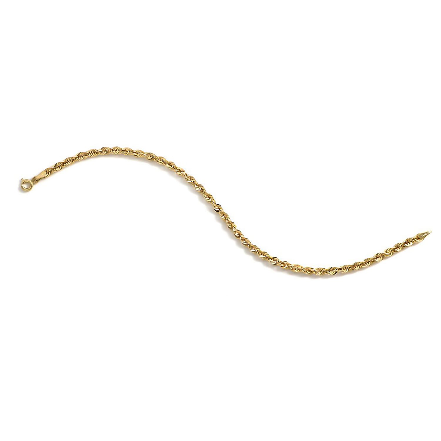 Maestro Collection - 9K Yellow Gold Radiance Design Bracelet  (Size - 7.5)