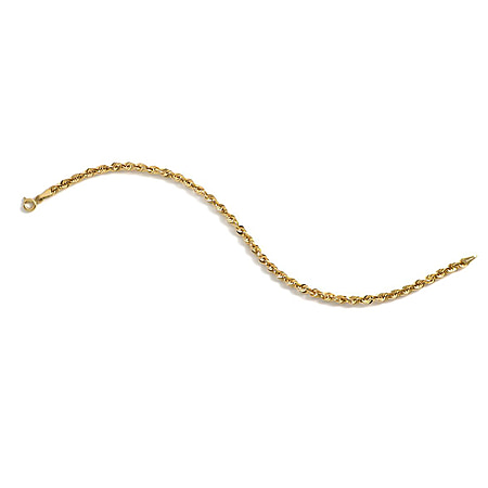 Maestro Collection - 9K Yellow Gold Radiance Design Bracelet  (Size - 7.5)