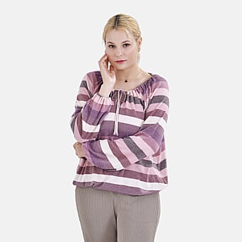 https://tjcuk.sirv.com/Products/77/9/7791591/La-Marey-Viscose-Stripe-Top-Size-66x1-cm-Multi-Color-Multicolor_7791591_3.jpg?w=342&h=342