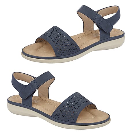 Jo & Joe Ladies Sandal (Size 4) - Navy