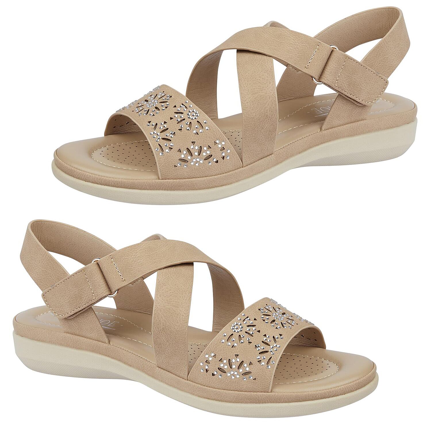 Jo & Joe Ladies Sandal (Size 6) - Beige