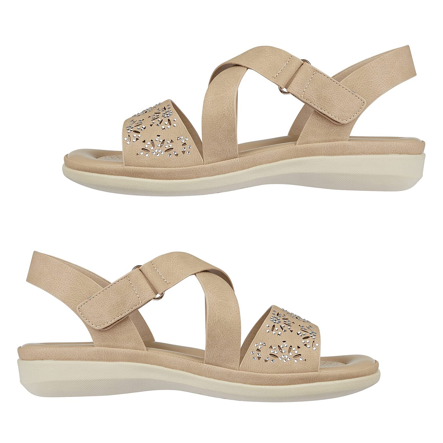 Jo & Joe Ladies Sandal (Size 6) - Beige