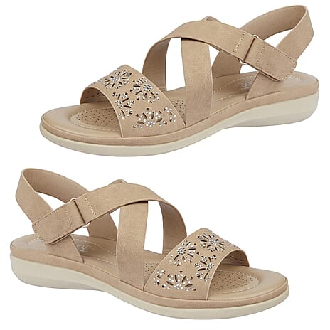 Jo & Joe Ladies Sandal (Size 8) - Beige