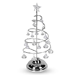 LED Christmas Tree 19 Crystals (3xAAA batteries not inc) - Red