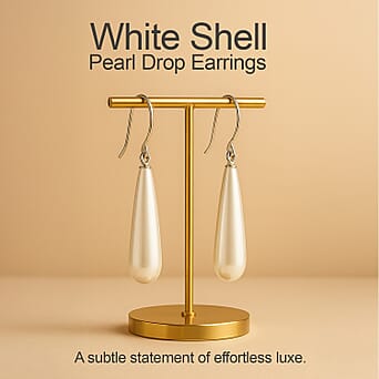 https://tjcuk.sirv.com/Products/77/9/7791954/White-Shell-Pearl-Drop-Earrings-with-Hook-in-Rhodium-Overlay-Sterling-_7791954_1.jpg?w=342&h=342