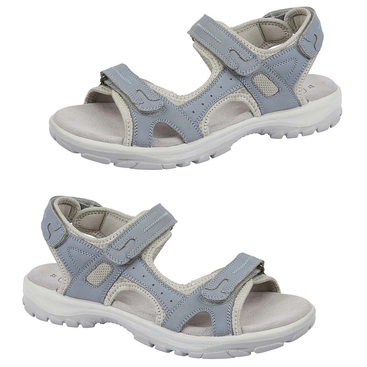 Urban Jacks Ladies Sandal  - Light Blue