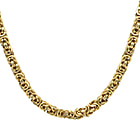 Biggest JCK Vegas Closeout 2024 - 9K Yellow Gold  Hand Made Italian Byzantine Necklace (Size - 20),  Gold Wt. 29.12 Gms
