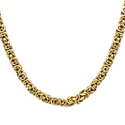 Maestro Collection - 9K Yellow Gold  Hand Made Italian Byzantine Necklace (Size - 20), Gold Wt. 29.12 Gms