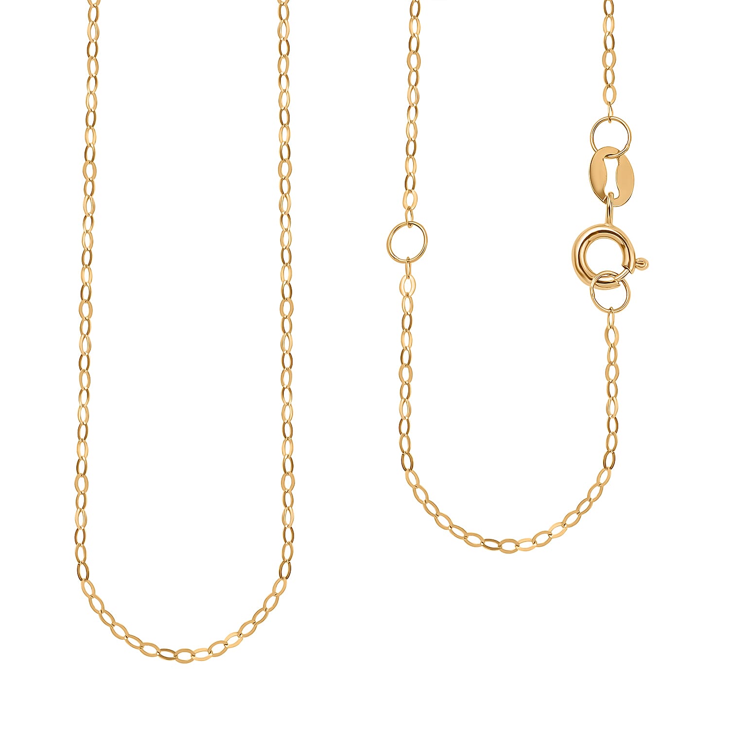 18K Yellow Gold Chain (Size - 16-18)