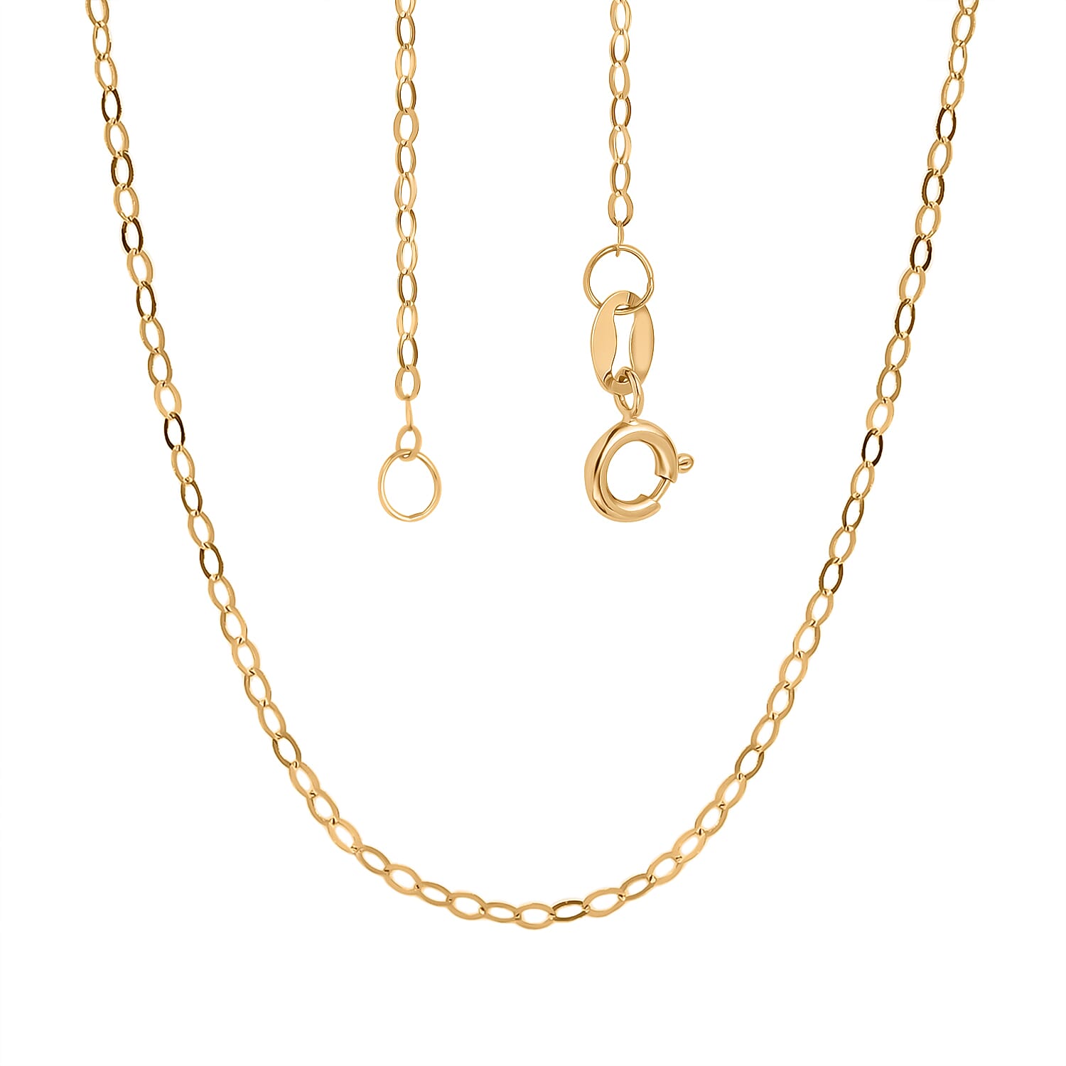 18K Yellow Gold Chain (Size - 16-18)