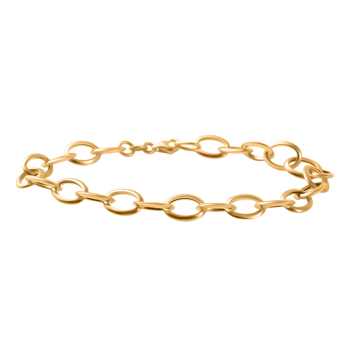 Maestro Collection - 9K Yellow Gold Rolo Bracelet (Size - 7.5)