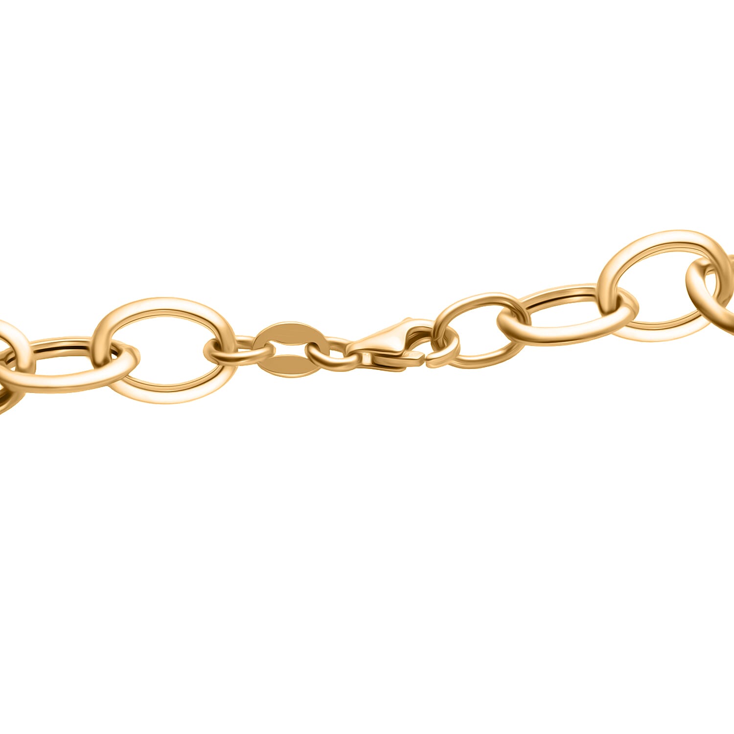Maestro Collection - 9K Yellow Gold Rolo Bracelet (Size - 7.5)