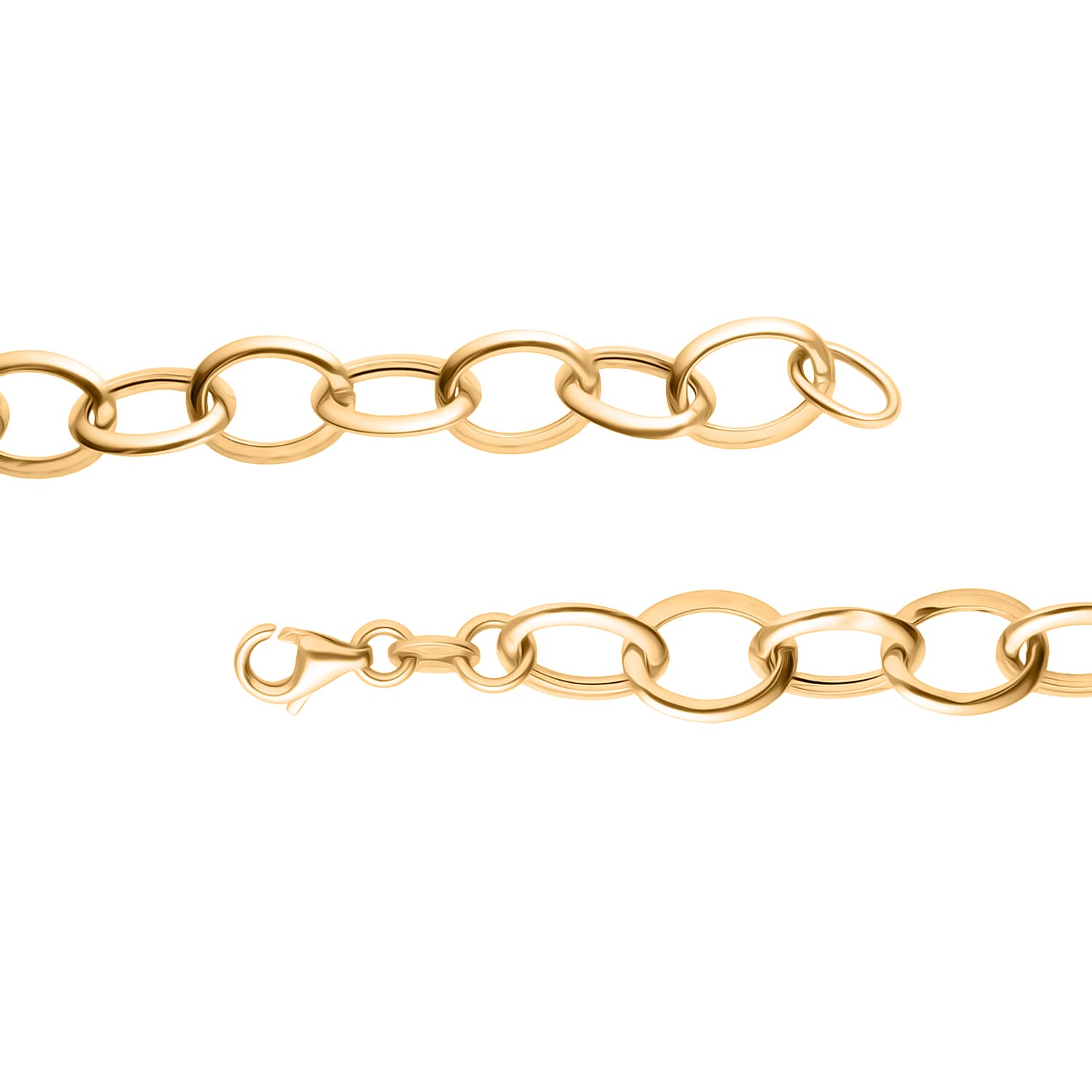 Maestro Collection - 9K Yellow Gold Rolo Bracelet (Size - 7.5)