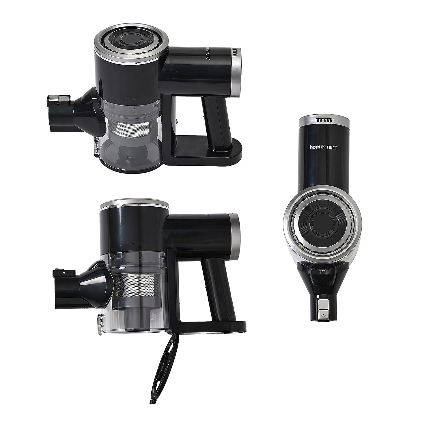 Homesmart Cordless Vacuum Cleaner (Power 2000mAh) - Black