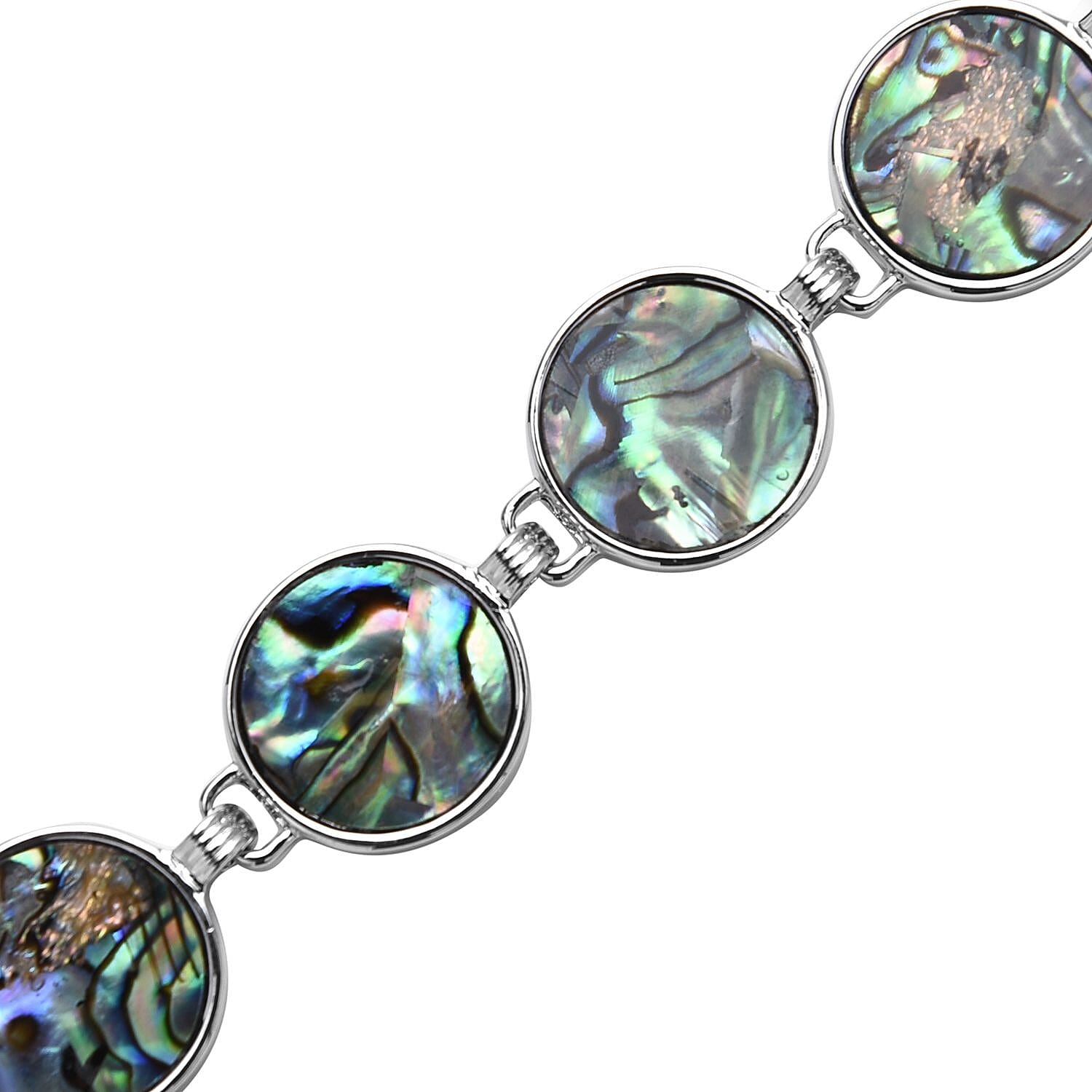Abalone Shell Bracelet with T- bar clasp