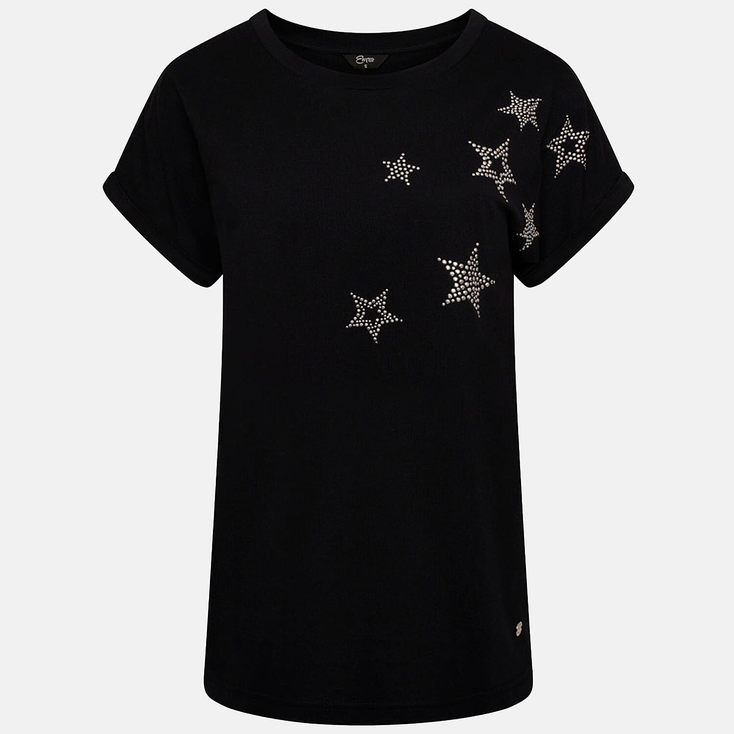 Emreco Star Stud T-Shirt (Size 12) - Black