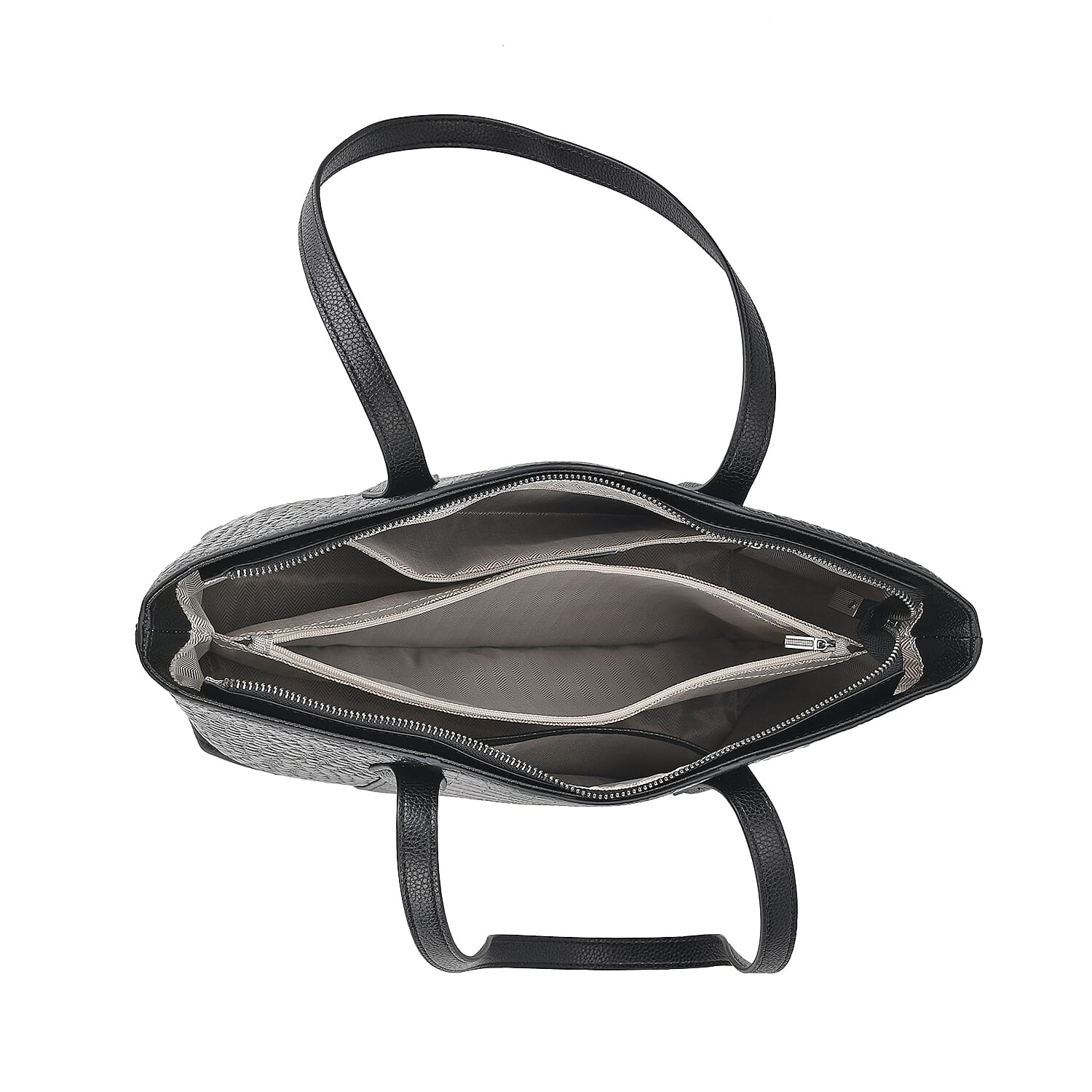  Leather Croco Embossed Tote Bag