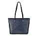 Leather Croco Embossed Tote Bag (Size 38x12x27 cm) - Olive & Black