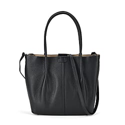 Genuine Leather Solid Tote Bag