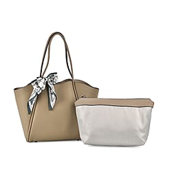 Leather Solid Tote Bag