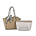 Leather Solid Tote Bag