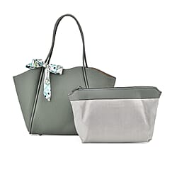 Leather Solid Tote Bag