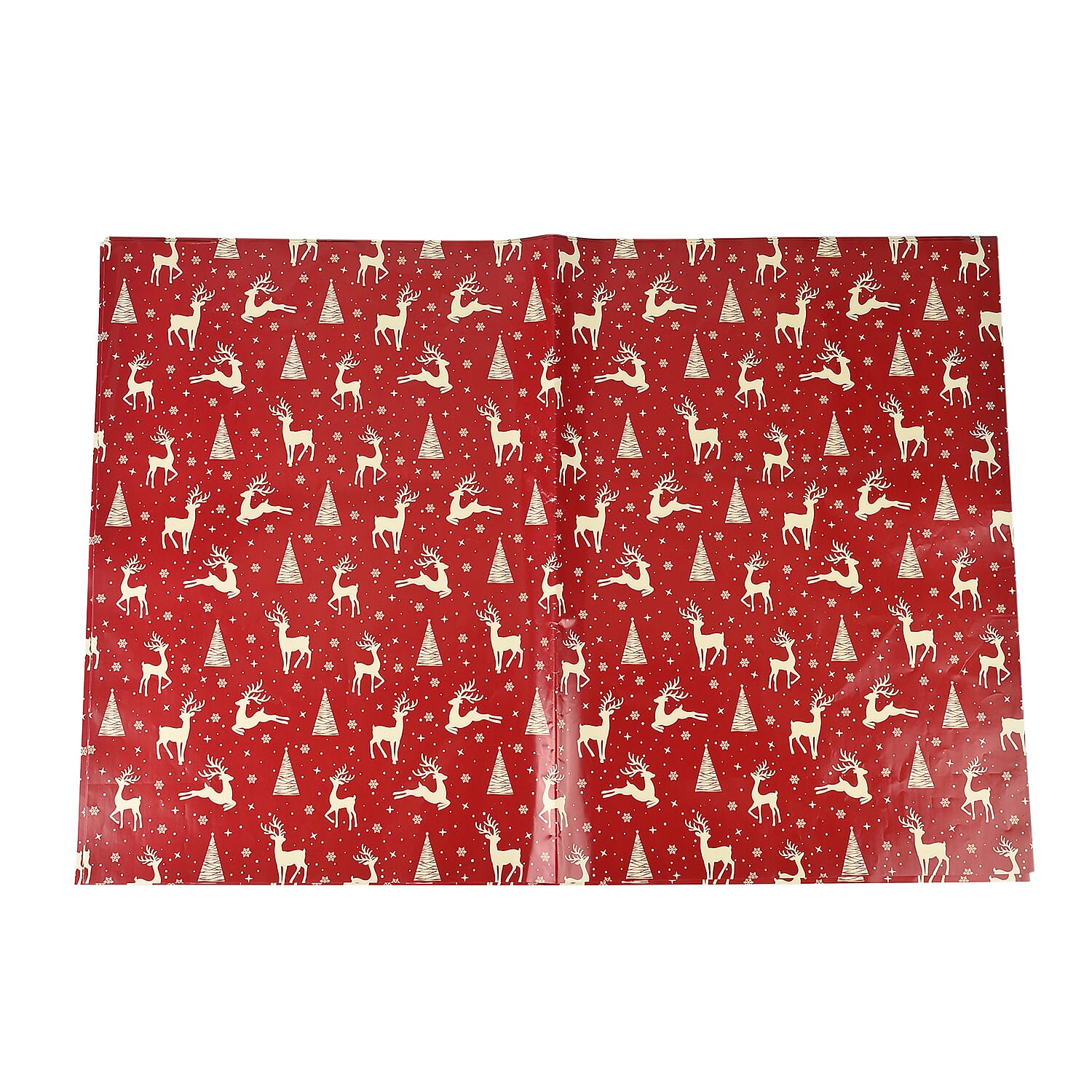 Set of 40 Pieces Wrapping Papers with 4 Different Design (Size 51x74cm) - Multi