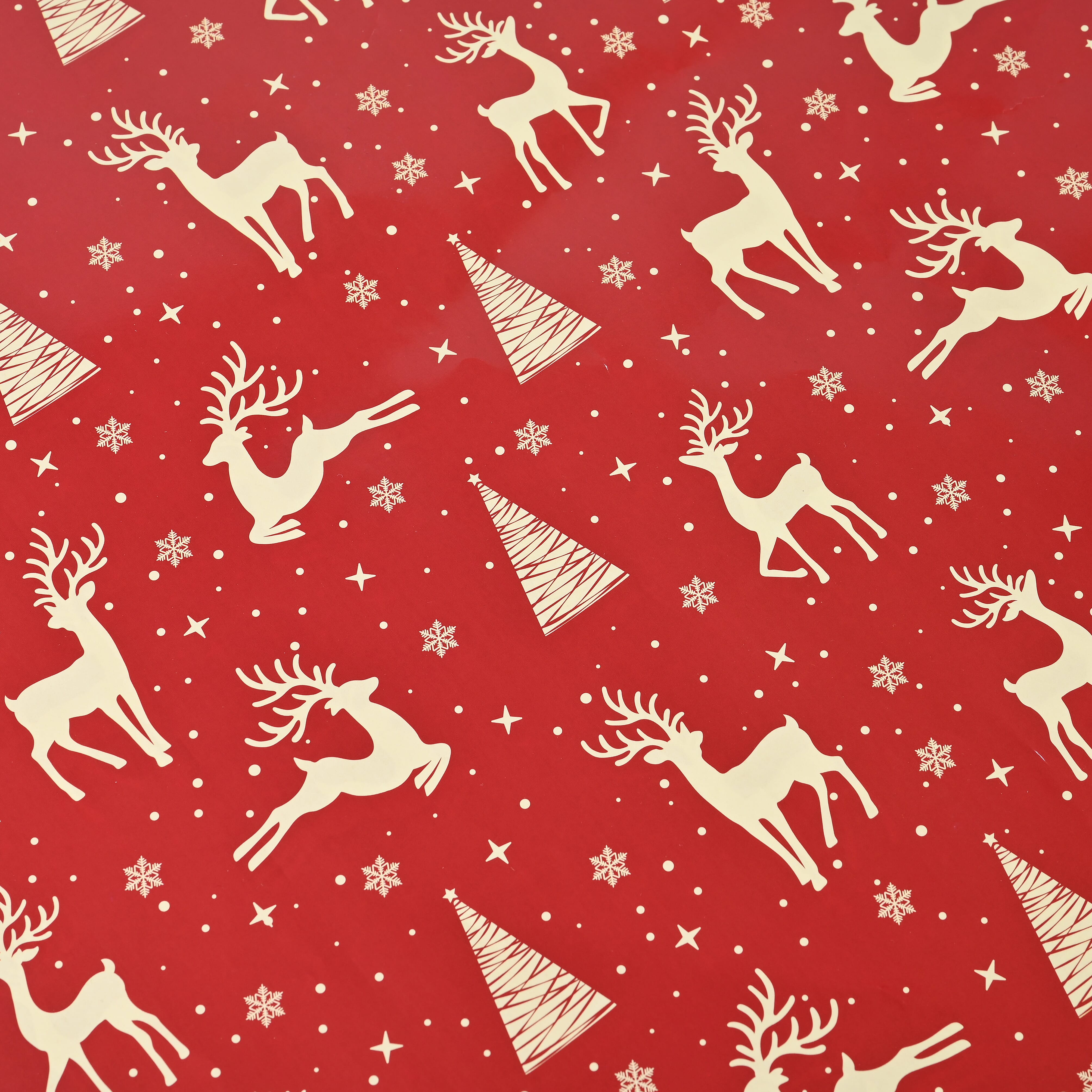 Set of 40 Pieces Wrapping Papers with 4 Different Design (Size 51x74cm) - Multi