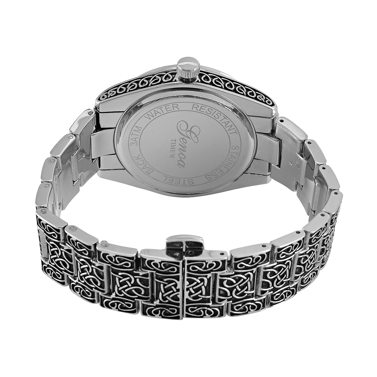 Carved Designer Inspired Limited Edition GENOA Watch - Steel