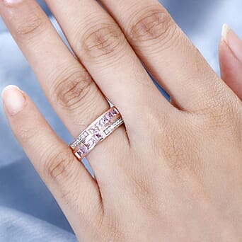 https://tjcuk.sirv.com/Products/77/9/7794107/Pink-Sapphire-White-Zircon-Band-Ring-in-18K-RG-Vermeil-Sterling-Silver_7794107_2.jpg?w=342&h=342