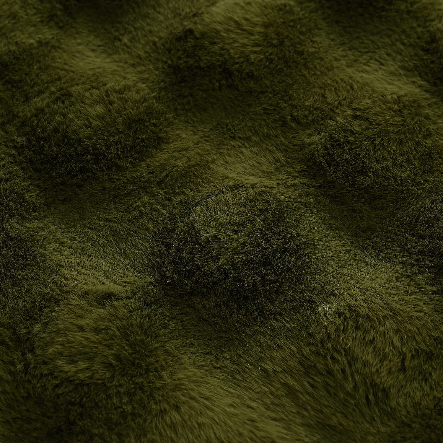 Deluxe Range- 700GSM Super Soft Rabbit Faux Fur Double Layer Blanket (Size 200x150) - Sage