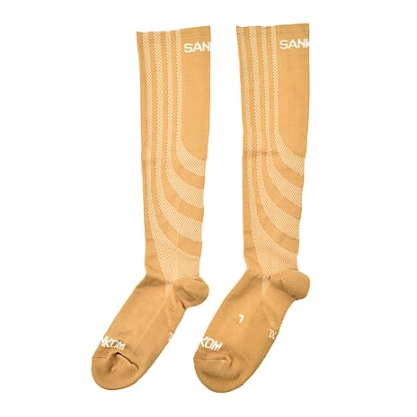 SANKOM Patent New Light Socks (Size S-M) (UK 3 to 7.5) - Beige