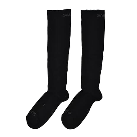 SANKOM Patent New Light Socks (Size S-M) (UK 3 to 7.5) - Black