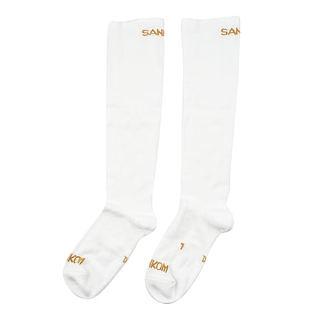 SANKOM Patent New Light Socks (Size S-M) (UK 3 to 7.5)- White