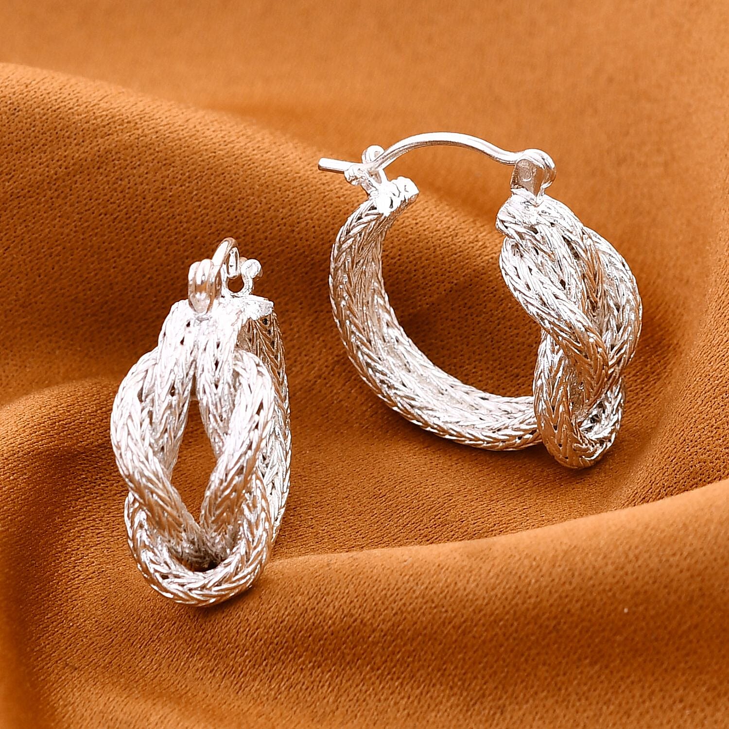 Royal Bali Collection Sterling Silver Earring,  Silver Wt. 12 Gms