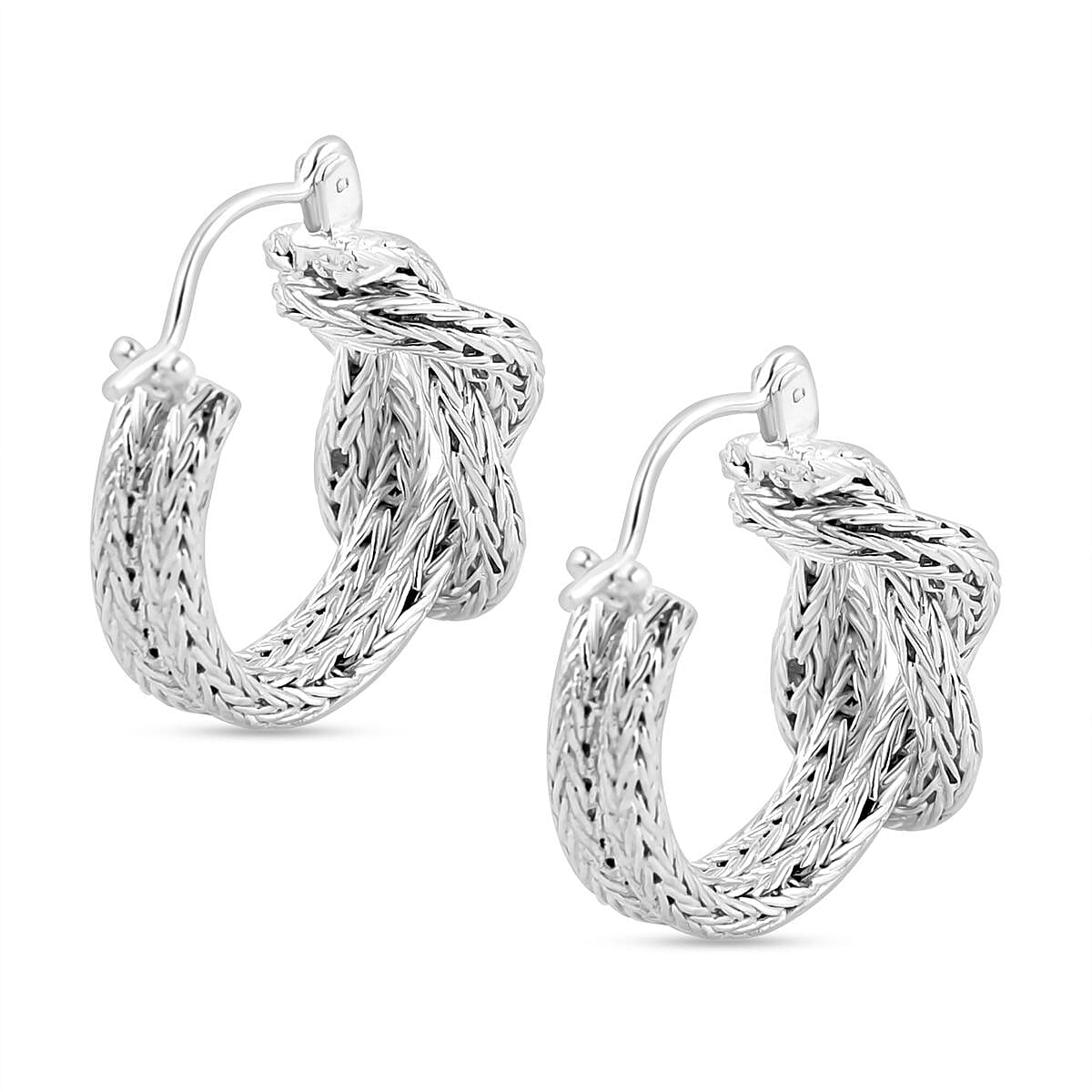 Royal Bali Collection Sterling Silver Earring,  Silver Wt. 12 Gms