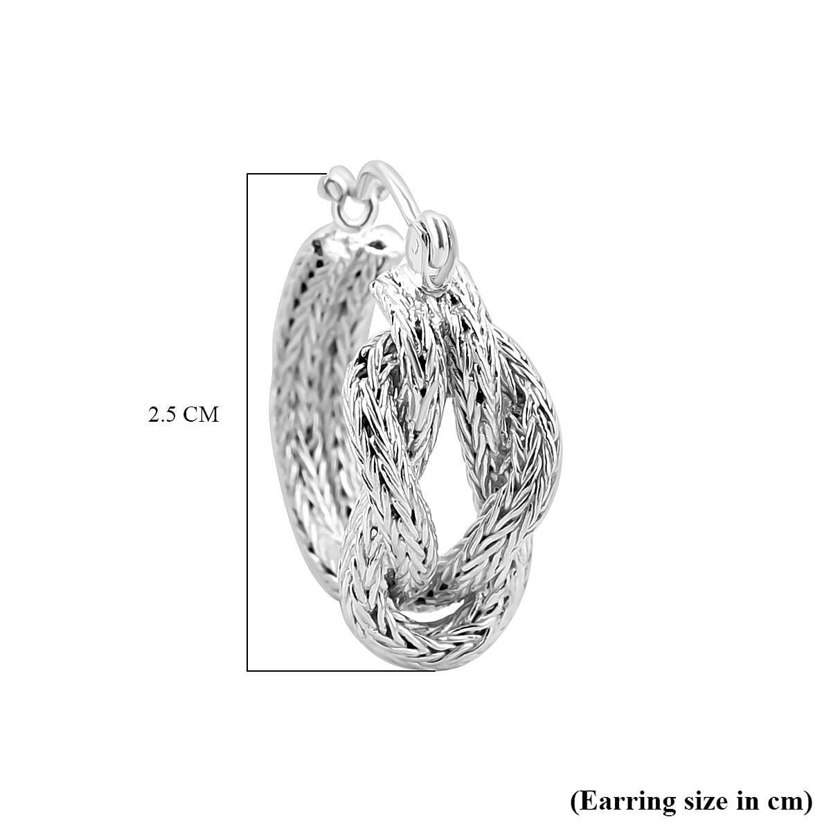 Royal Bali Collection Sterling Silver Earring,  Silver Wt. 12 Gms