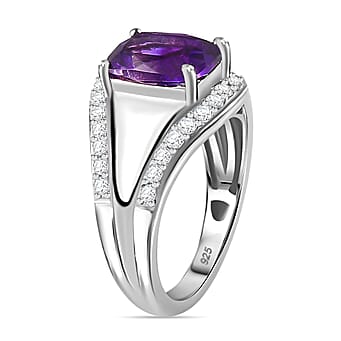 https://tjcuk.sirv.com/Products/77/9/7795758/Moroccan-Amethyst-White-Zircon-Main-Stone-With-Side-Stone-Ring-in-Rhod_7795758_3.jpg?w=342&h=342