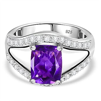 https://tjcuk.sirv.com/Products/77/9/7795762/Moroccan-Amethyst-White-Zircon-Main-Stone-With-Side-Stone-Ring-in-Rhod_7795762.jpg?w=342&h=342