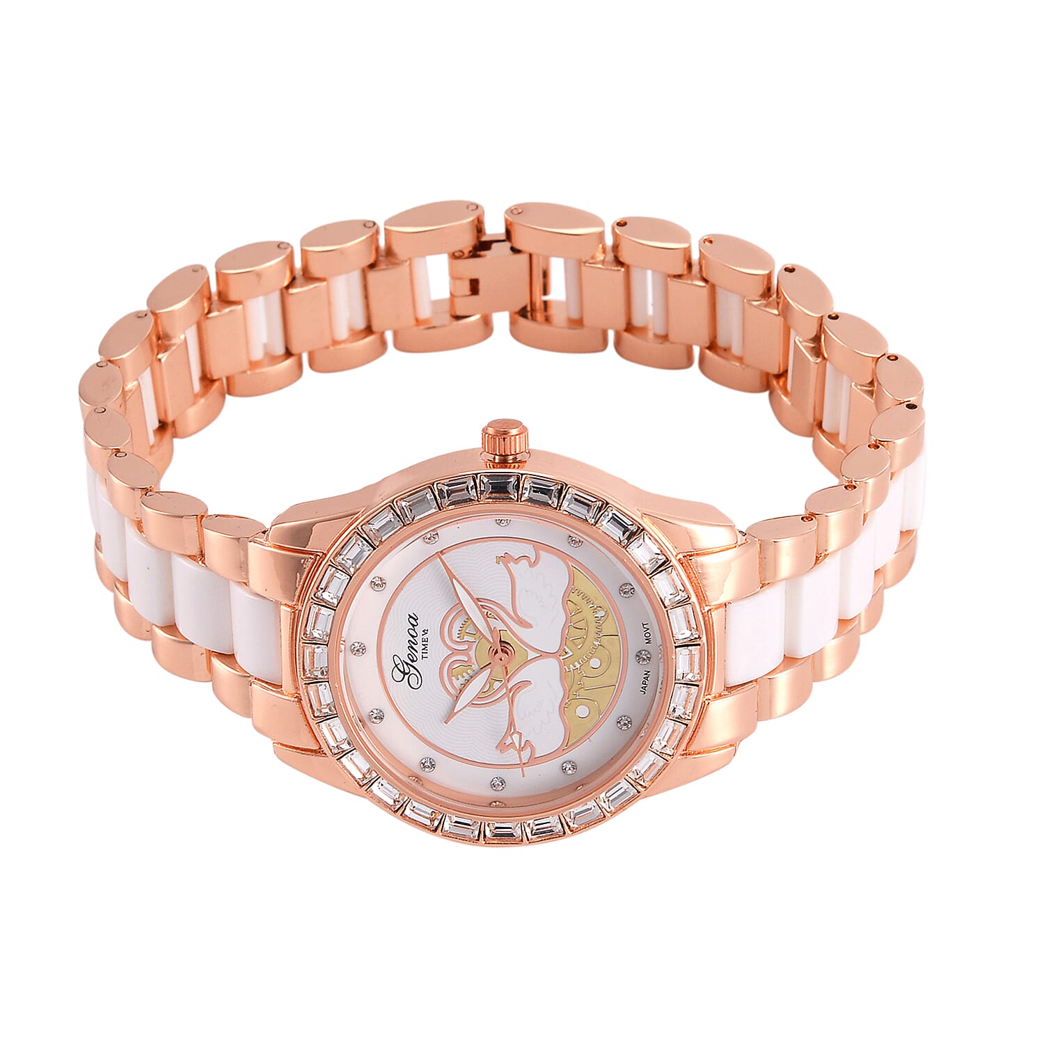 GENOA TIME V2 Stainless Steel Peacock Watch with PC21S Japan Movement