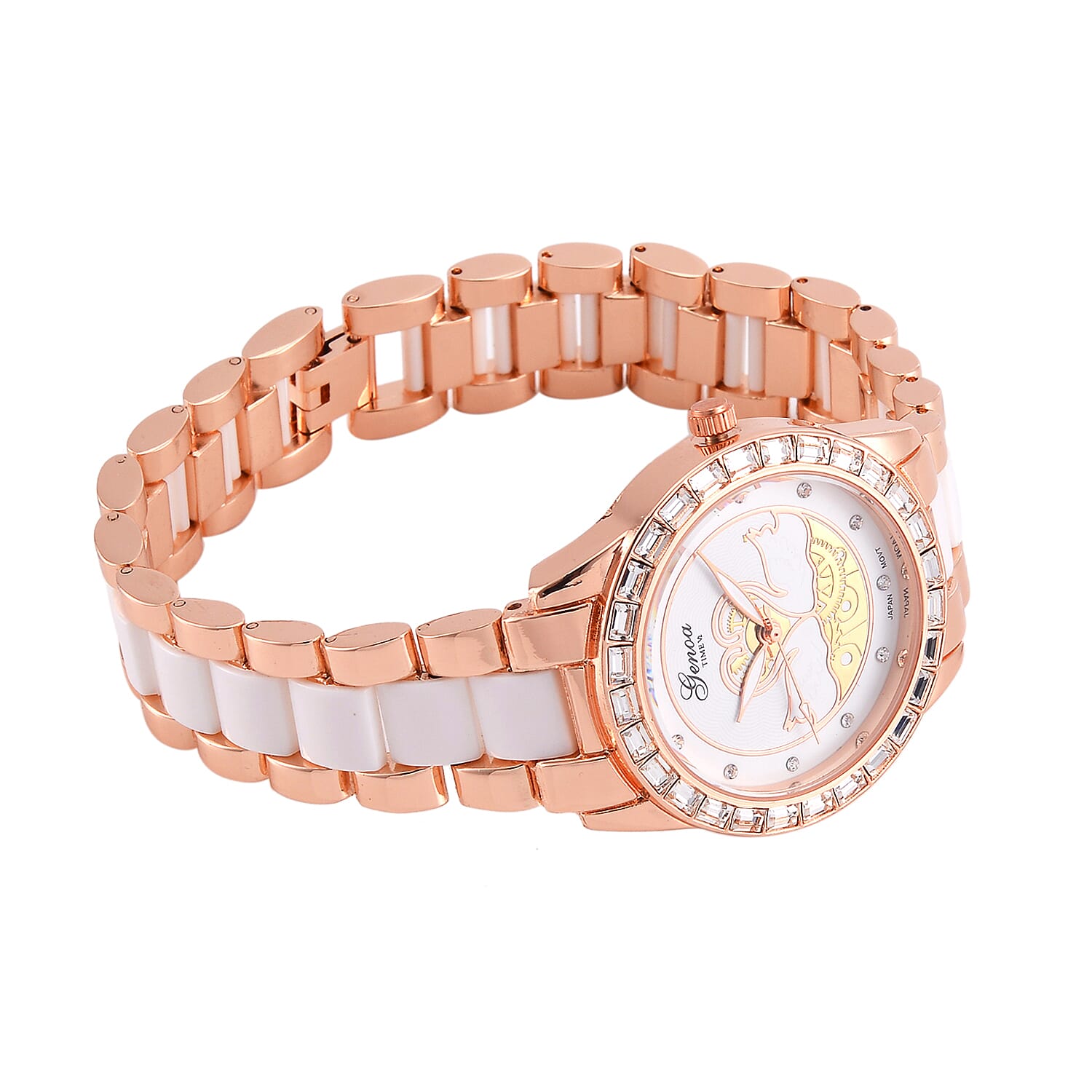 GENOA TIME V2 Stainless Steel Peacock Watch with PC21S Japan Movement