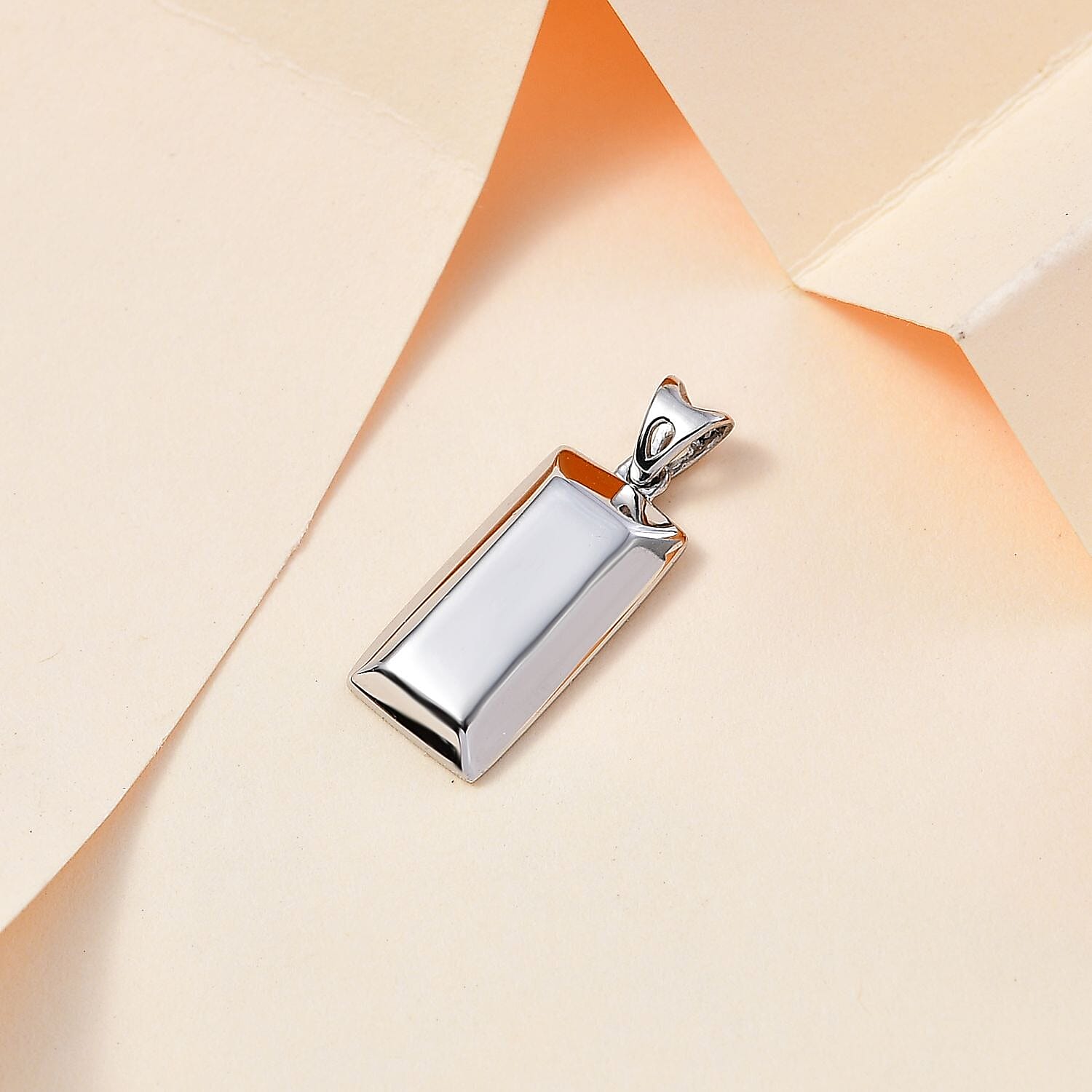 Black Friday Doorbuster - 950 Solid Platinum Ingot Pendant 3.35 Grams