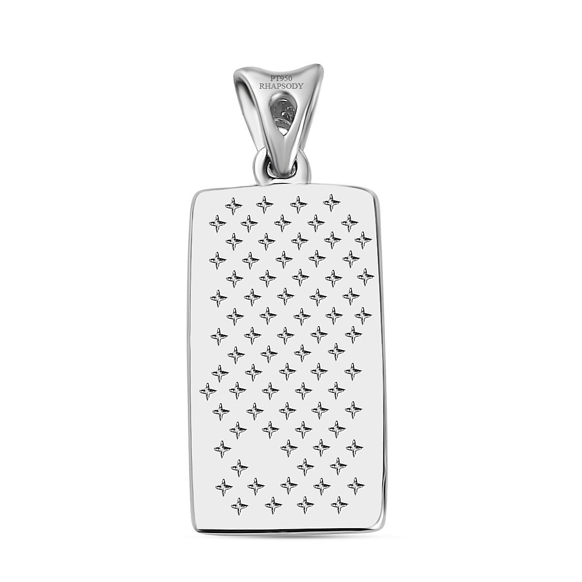 Black Friday Doorbuster - 950 Solid Platinum Ingot Pendant 3.35 Grams