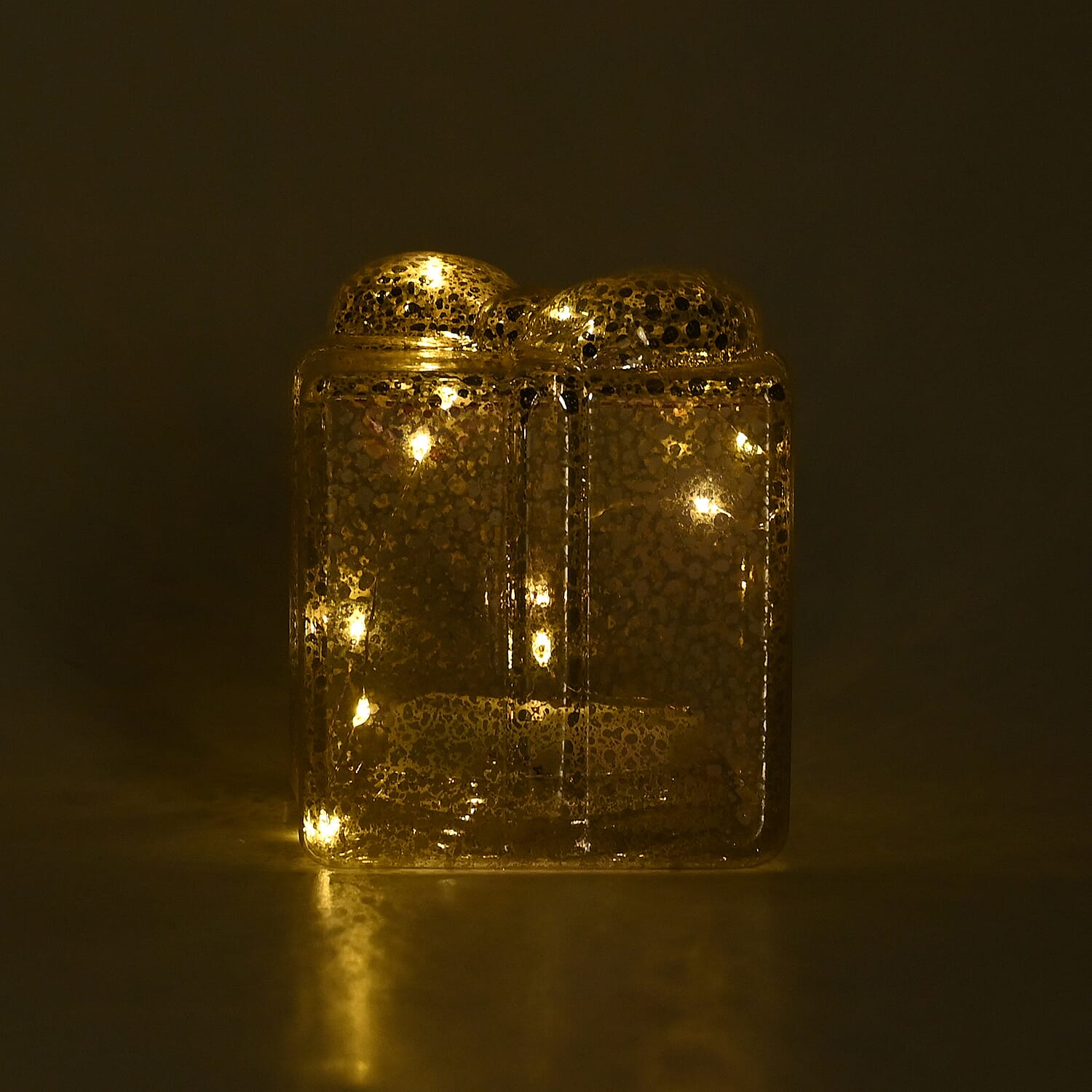 Set of 2 Lighted Gift Box for Christmas