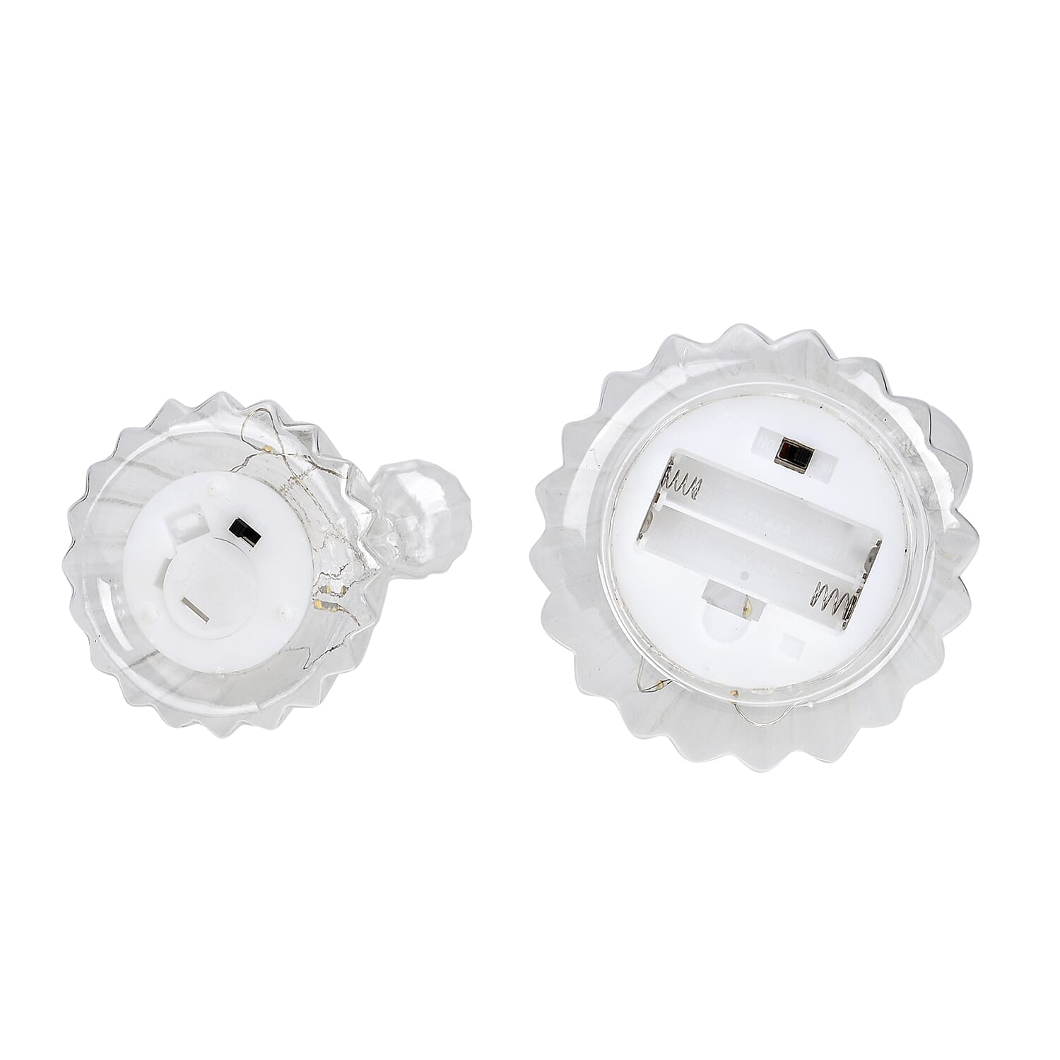 Set of 2 Lighted Glass Angels Christmas Ornament