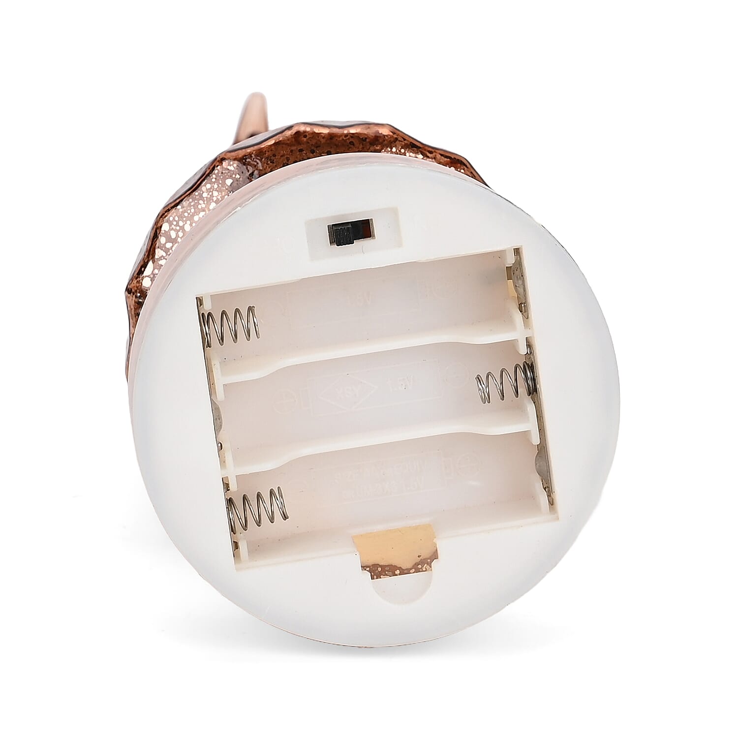 LED Striped Christmas Cone Tree - Gold