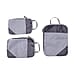 Set of 3 Compression Storage Bags - Grey