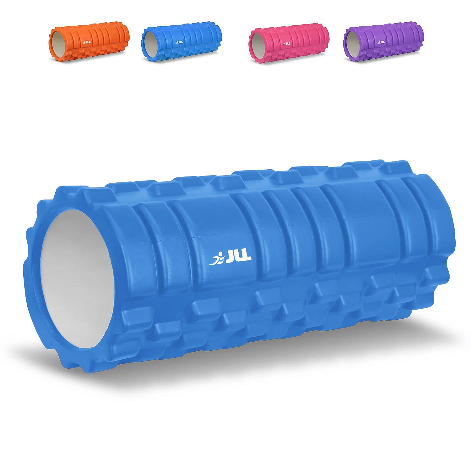 JLL Fitness Foam Roller for Deep Tissue Massage & Muscle Therapy - Blue