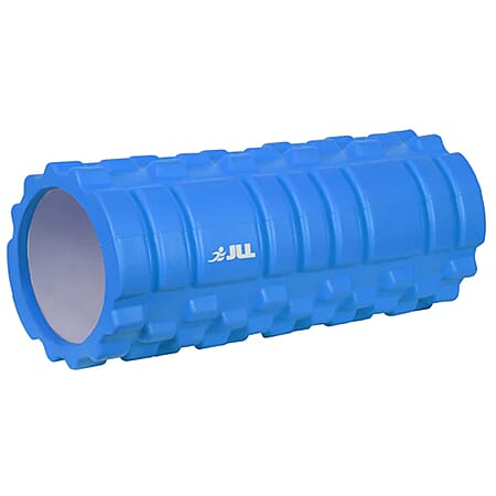 JLL Fitness Foam Roller for Deep Tissue Massage - Muscle Therapy - Blue