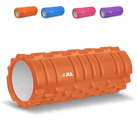 JLL Fitness Foam Roller for Deep Tissue Massage & Muscle Therapy - Orange